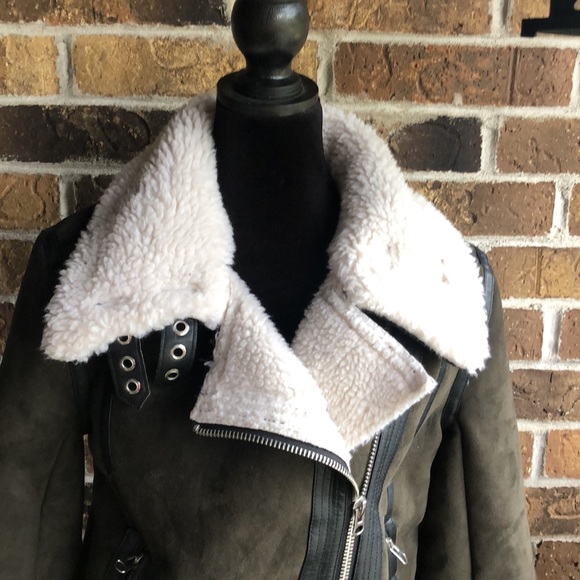 H&M Divided Faux Leather/FurBiker Jacket - Picture 3 of 11